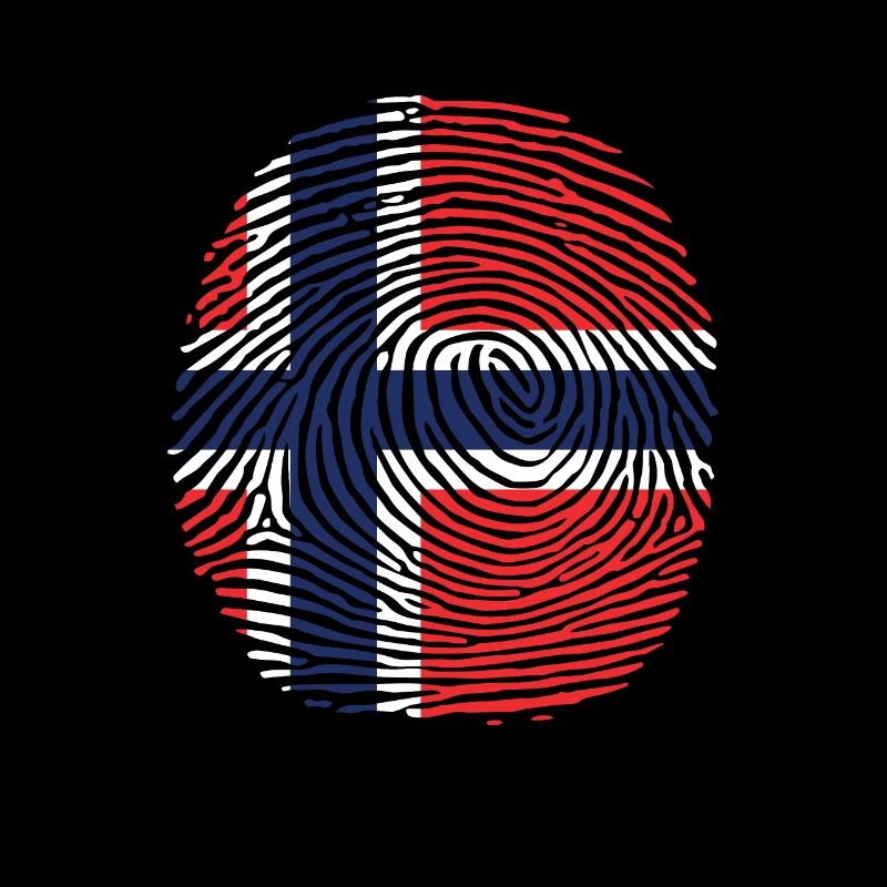 empreinte digitale du drapeau norvégien