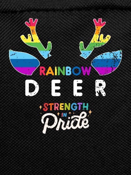 Rainbow Deer Strenght in Pride