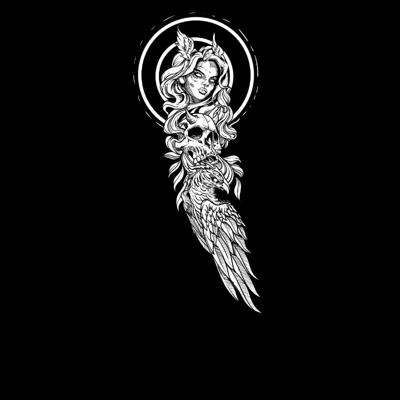 Viking Seer I Walhalla Asgard Motif for