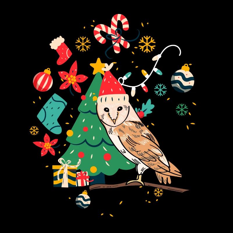 Ugly Christmas Owl