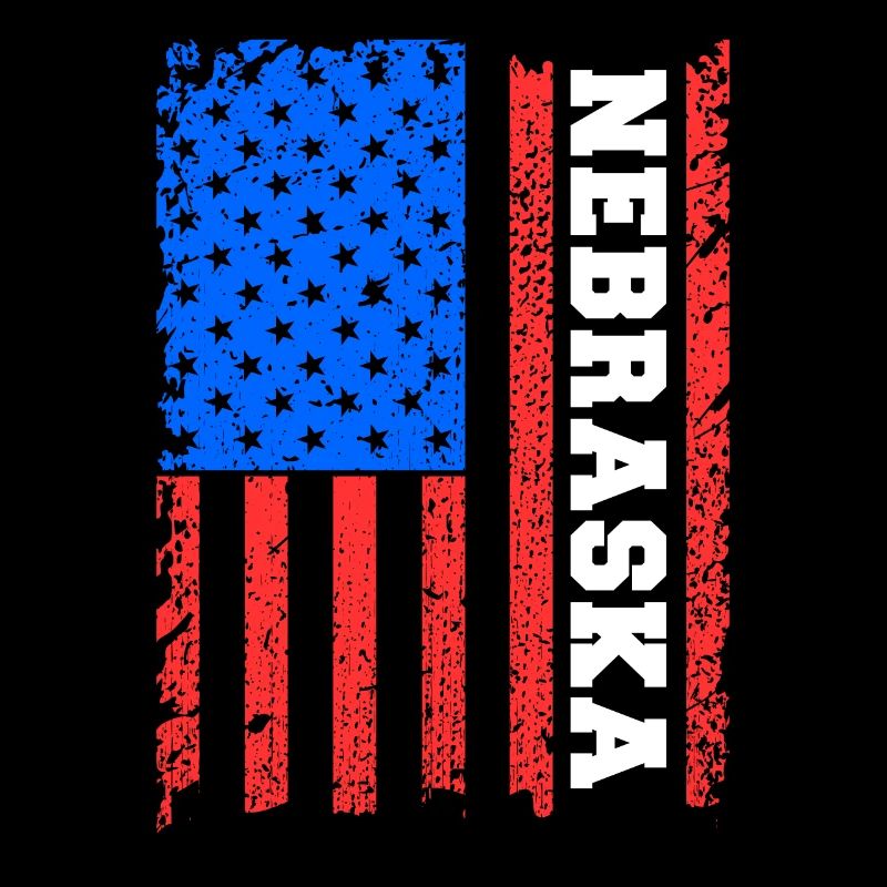 Cadeau drapeau Nebraska Usa