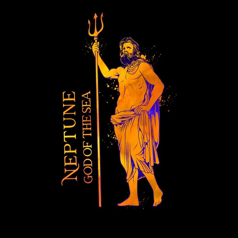 Gott des Meeres - Neptun