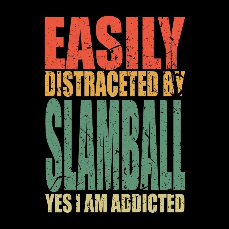 Slamball disant drôle