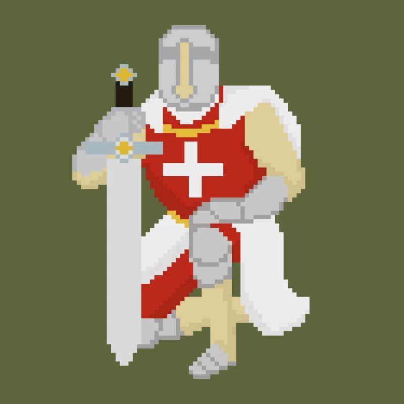 Retro Pixel Knight