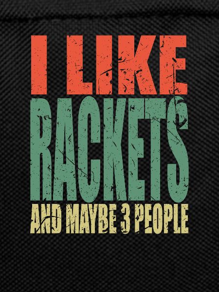 Racket's saying funny