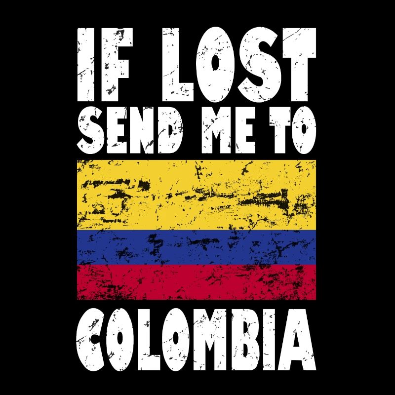 Kolumbien Flagge Spruch