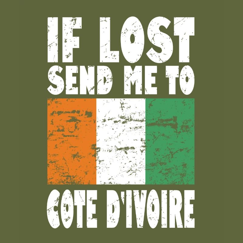 Cote Dívoire Flag Saying