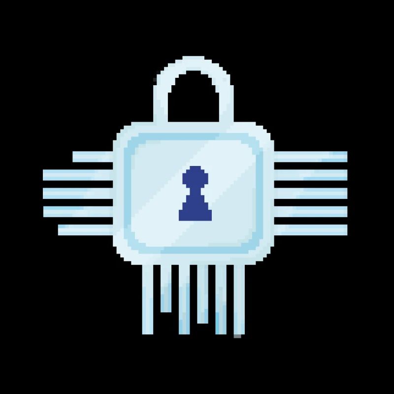 Retro Pixel IT Schloss