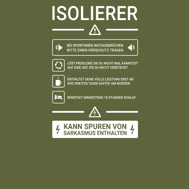 Isolierer I Isolierfacharbeiter oder