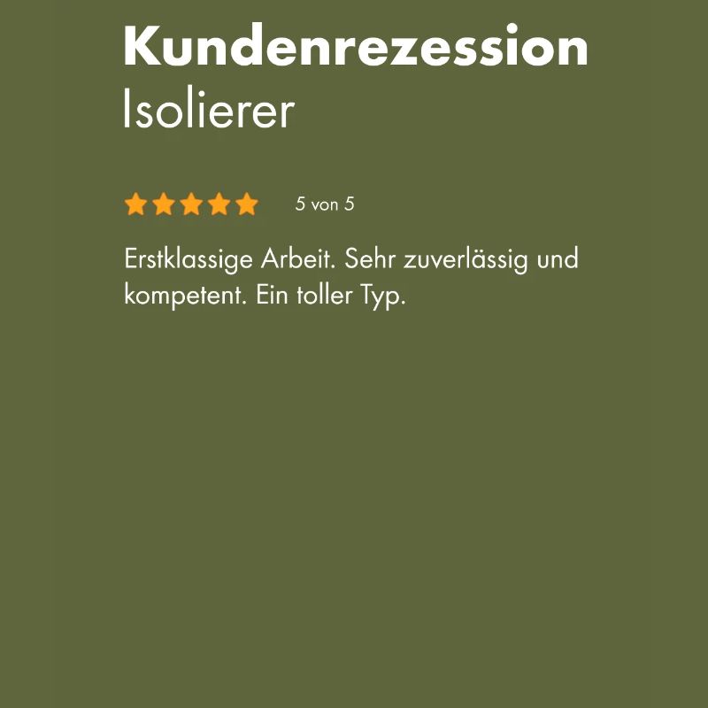 Isolierer I Isolierfacharbeiter oder