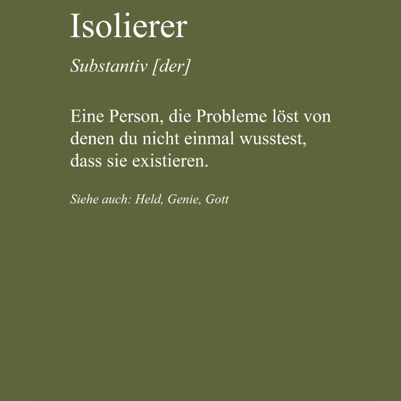 Isolierer I Isolierfacharbeiter oder