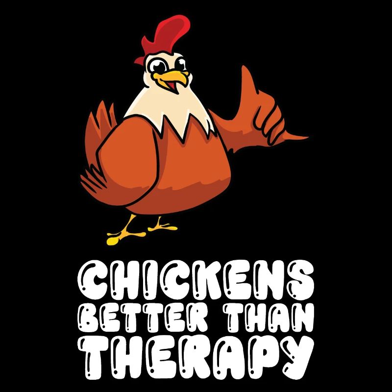 Chickens are better than therapy
