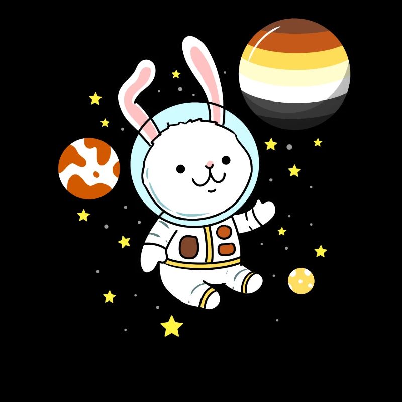Lapin dans l’espace Gay Bear Pride