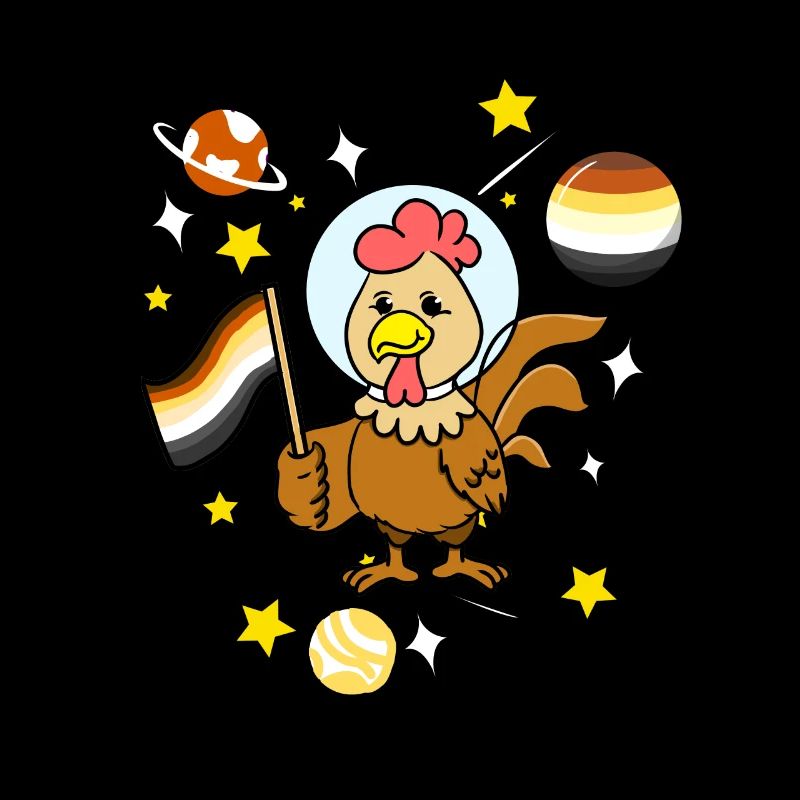 Chicken in Space Gay Bear