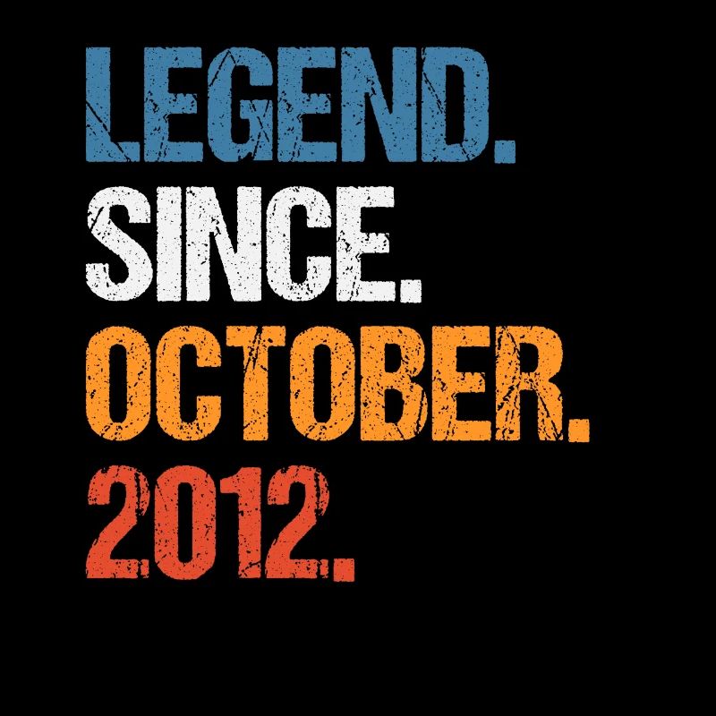 Legend Since October 2012 Birthday