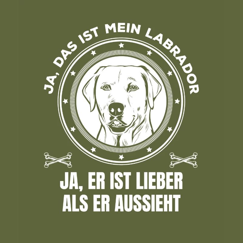 Labrador ist lieber als er aussieht