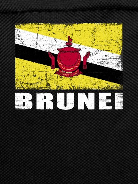 Brunei Flag Grunge Brunei Flag