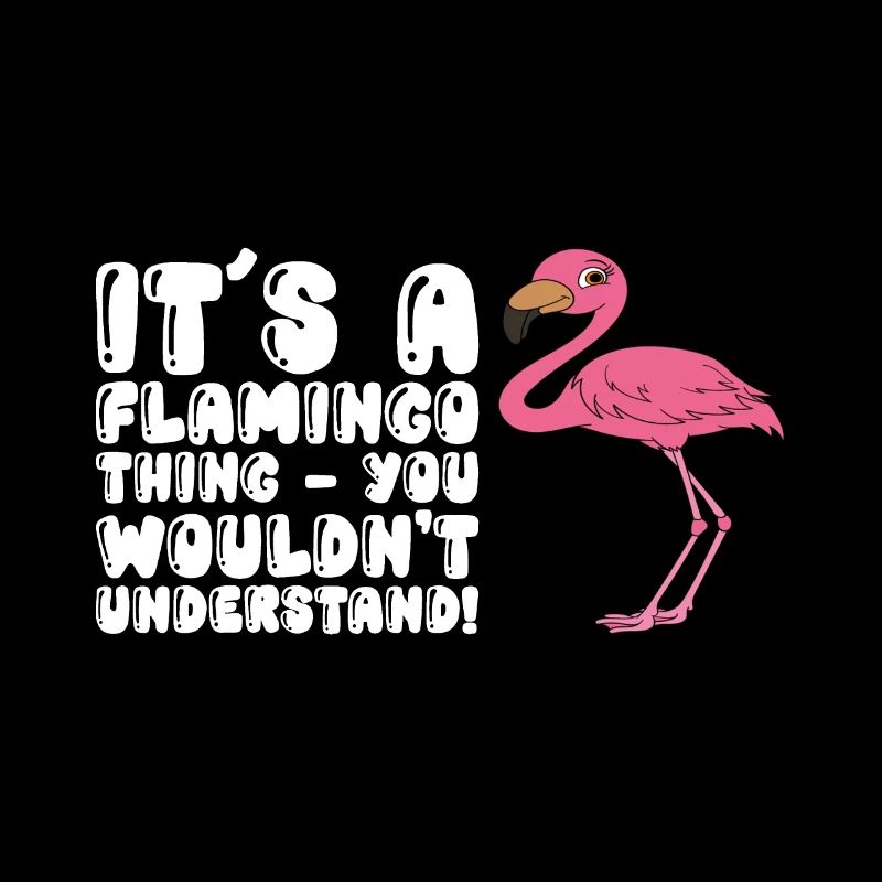 Funny flamingo graphics