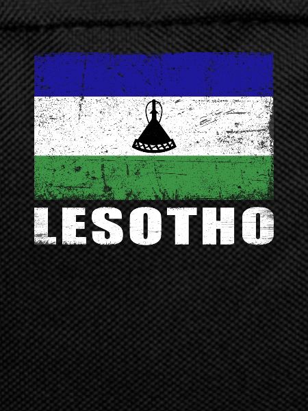 Lesotho Flag Grunge Lesotho Flag