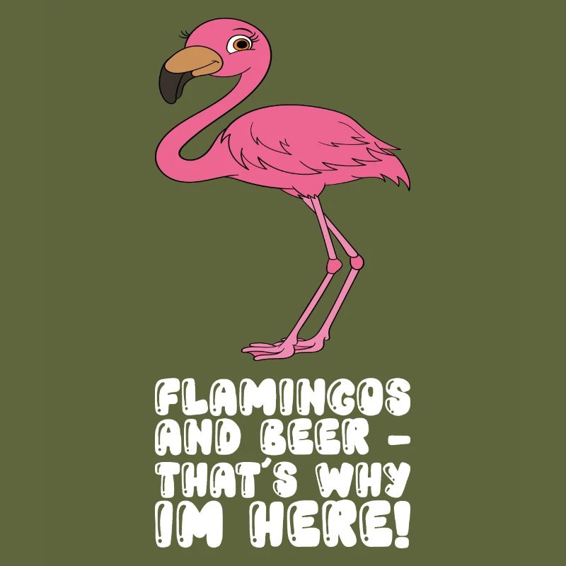 Funny flamingo graphics