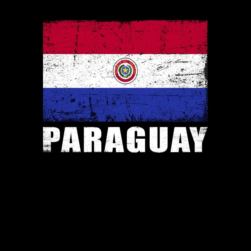 Drapeau du Paraguay Grunge Drapeau du Paraguay
