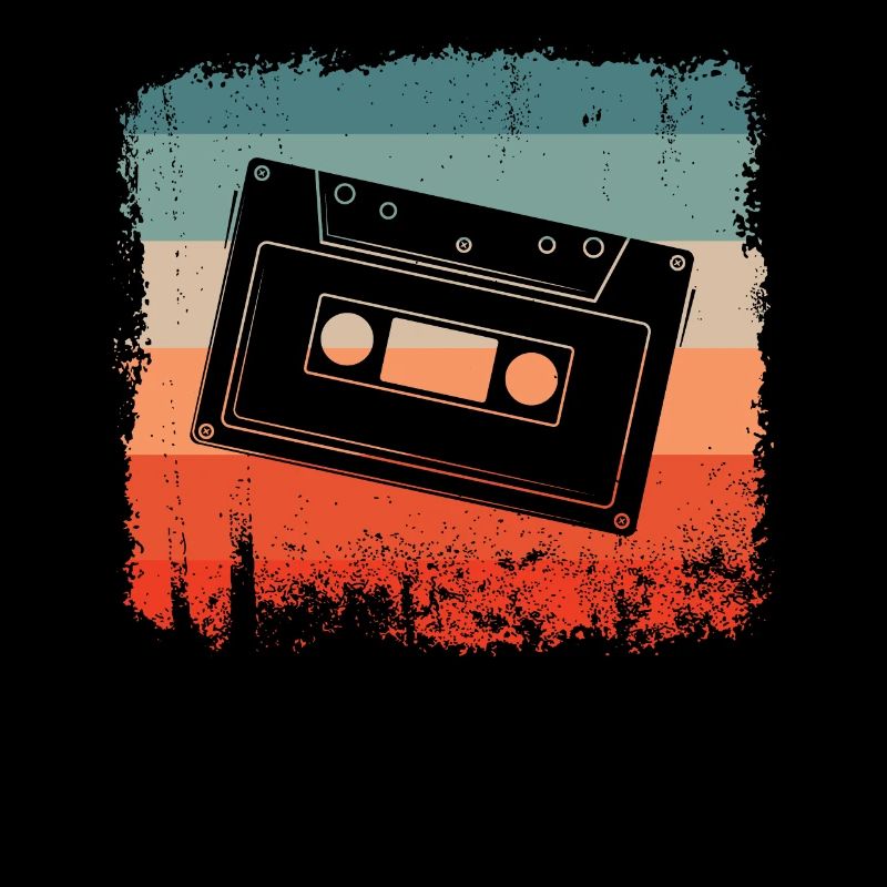 Audio Cassette Retro Tape