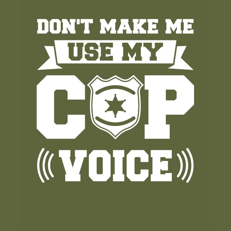 Ne me faites pas utiliser mon policier