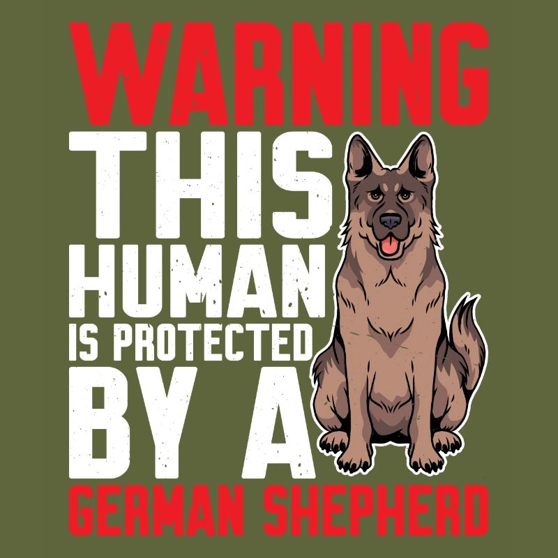 This human is protected by a German Shepherd 5