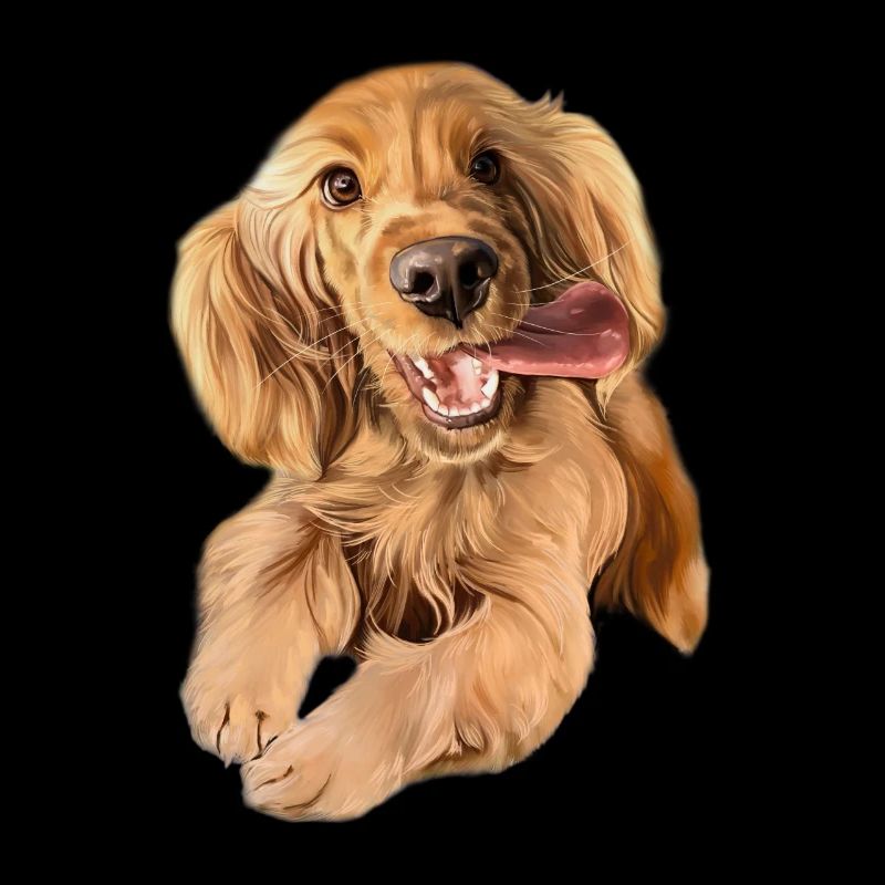 Springender Cocker Spaniel
