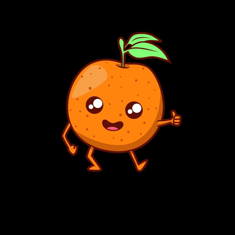 Kawaii Comic Orange