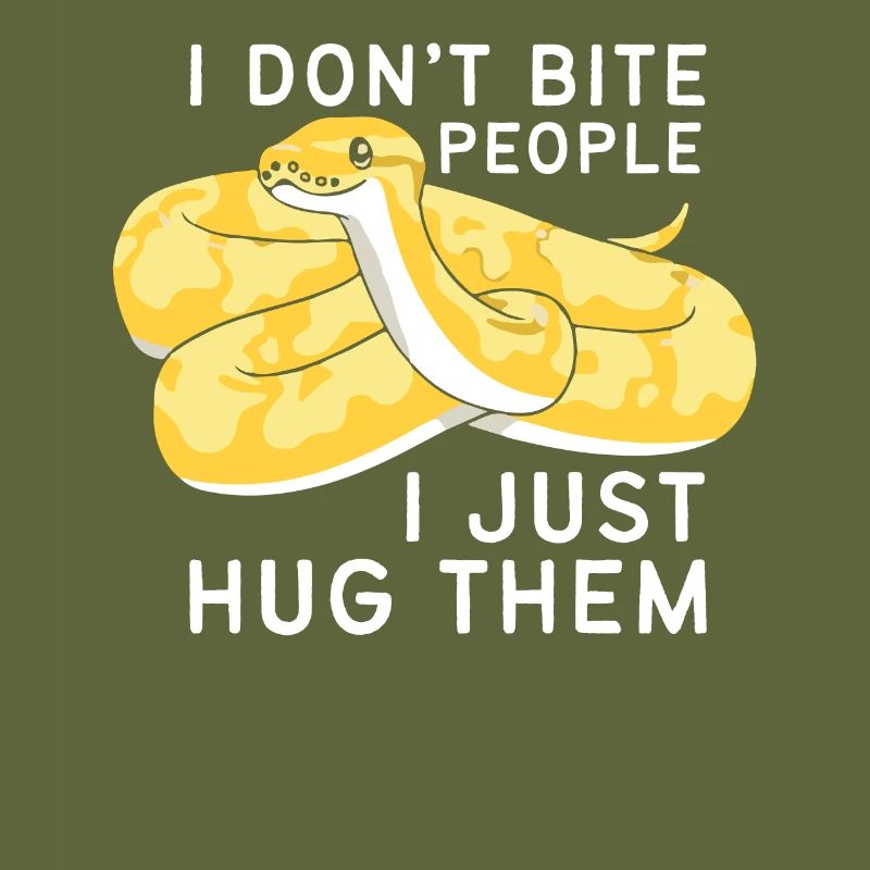 Banana Ball Python Je ne mords pas je serre seulement dans mes bras