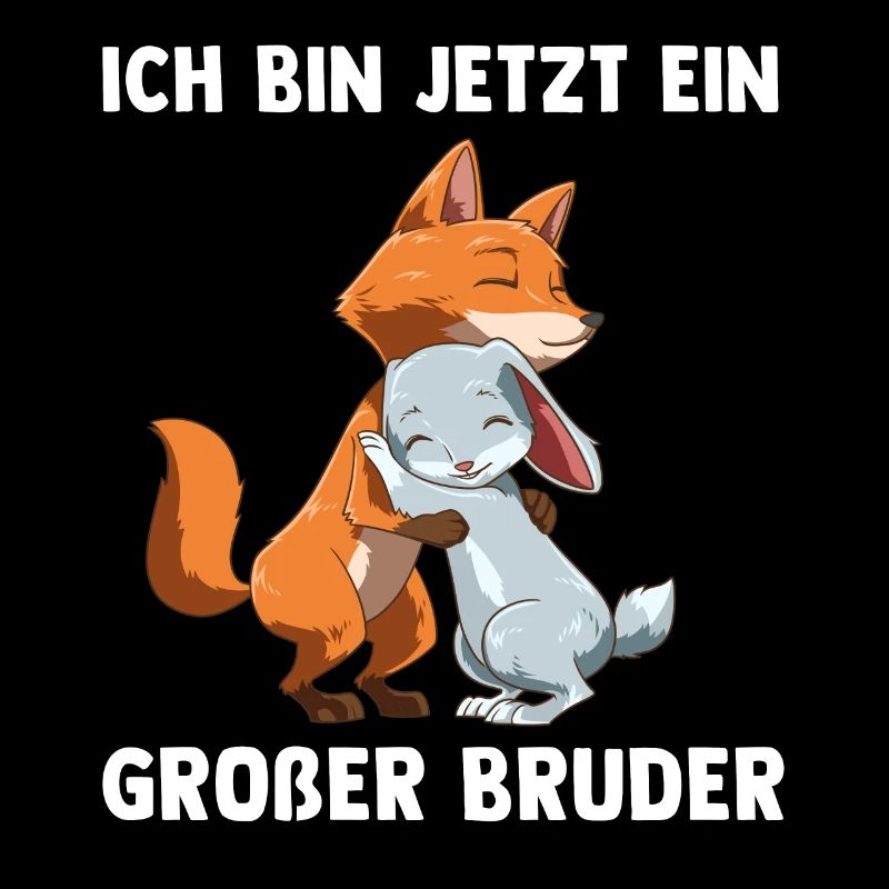 Fuchs Großer Bruder Geschenk - Hase Kleine