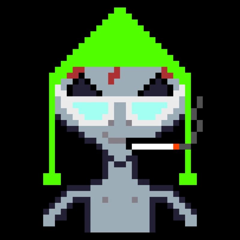 Pixel Alien "Summer Smoke"
