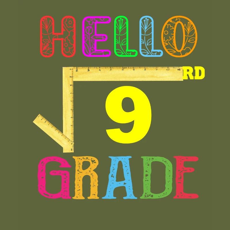 Hello 3rd Grade Square Root of 9 Funny Math Back