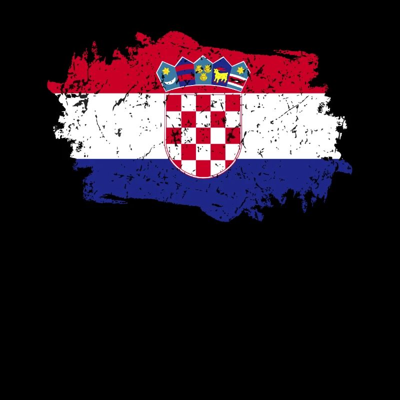 Croatia Flag Grunge Croatia Flag