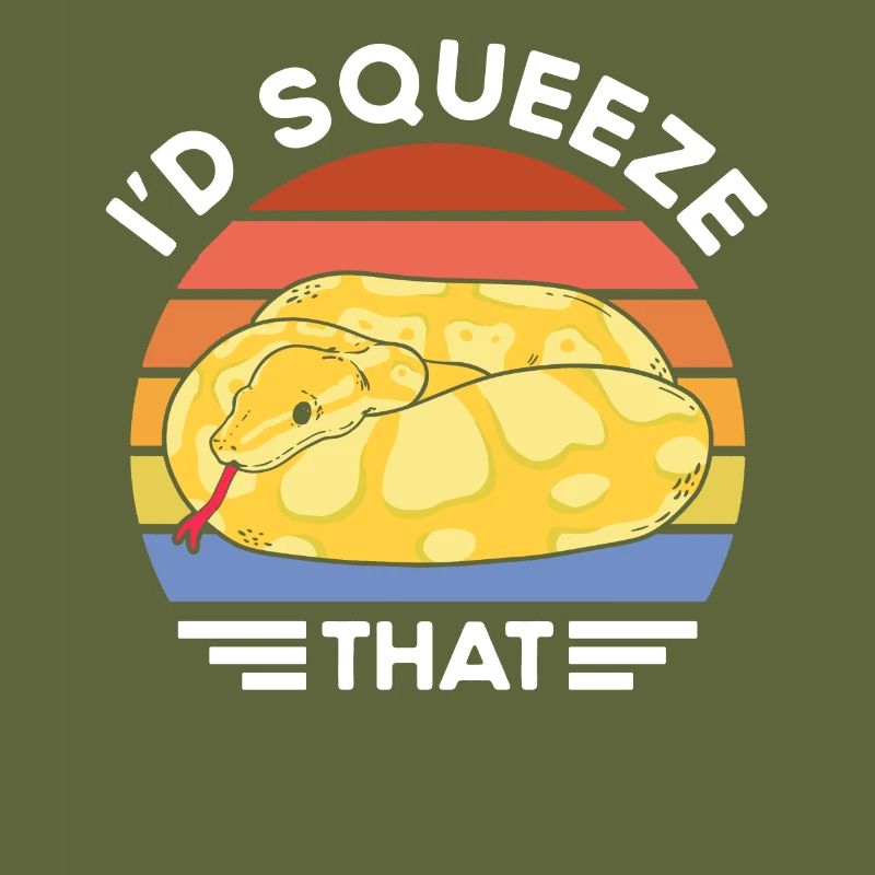 Banana Ball Python I'D Squeeze That