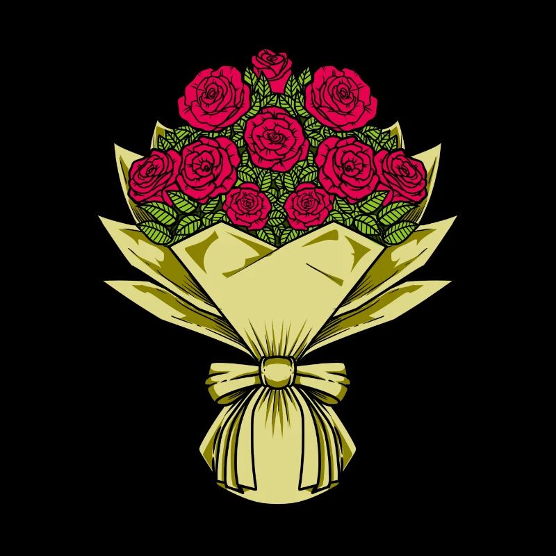 Rote Rosen - Blumenstrauß