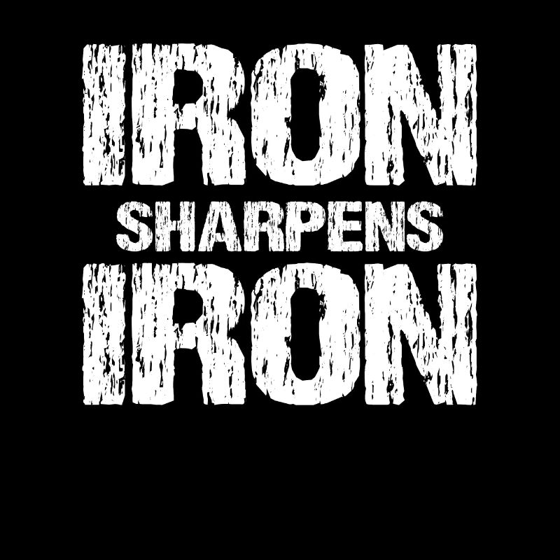 Iron Sharpens Iron Christian Workout Iron