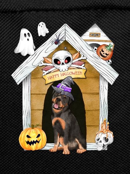 Halloween Rottweiler Dog Witch