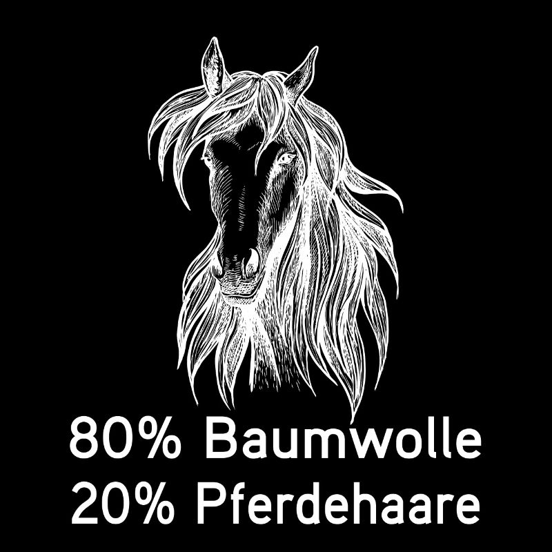 80% Baumwolle 20% Pferdehaare Mädchen Pony Stall