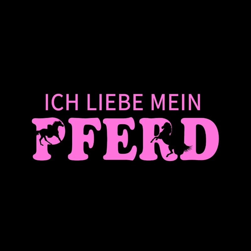 Ich Liebe Mein Pferd Mädchen Pony Reiter Stall