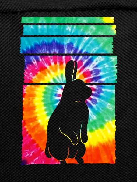 Rabbit Hippie Tie Dye