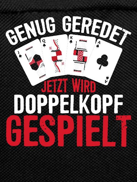 Jetzt wird Doppelkopf gespielt Kartenspiel