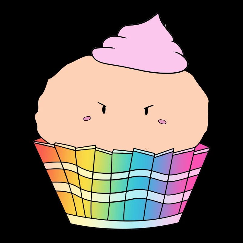 Grumpy Cupcake Print