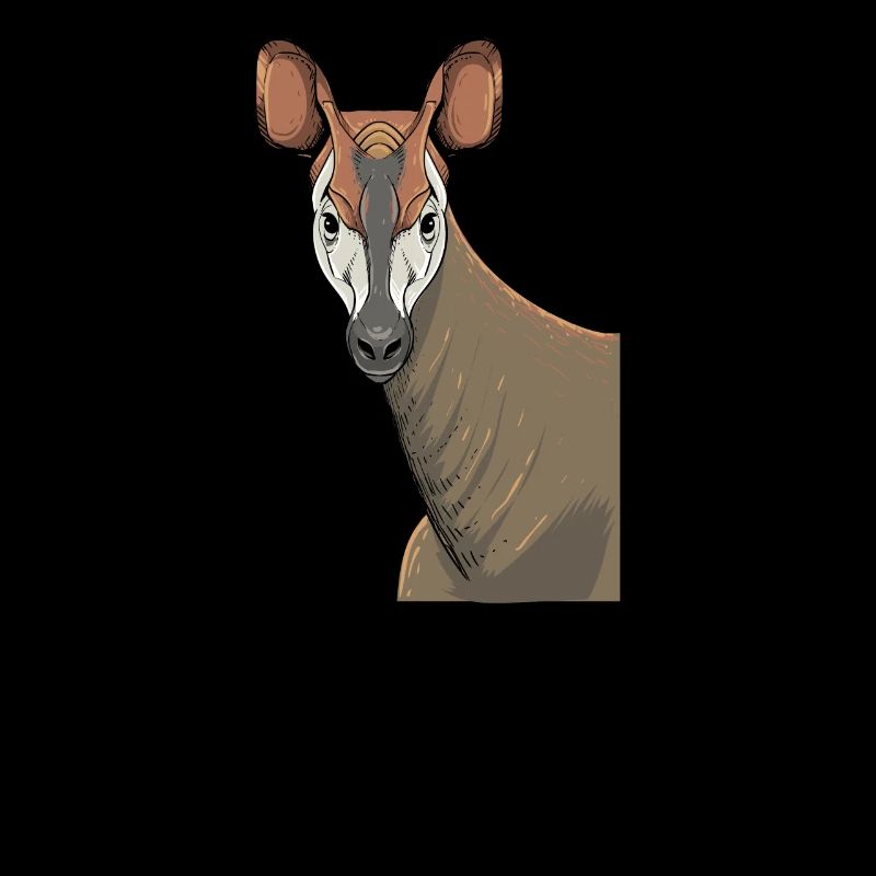 Okapi I Girafe de la forêt tropicale pour