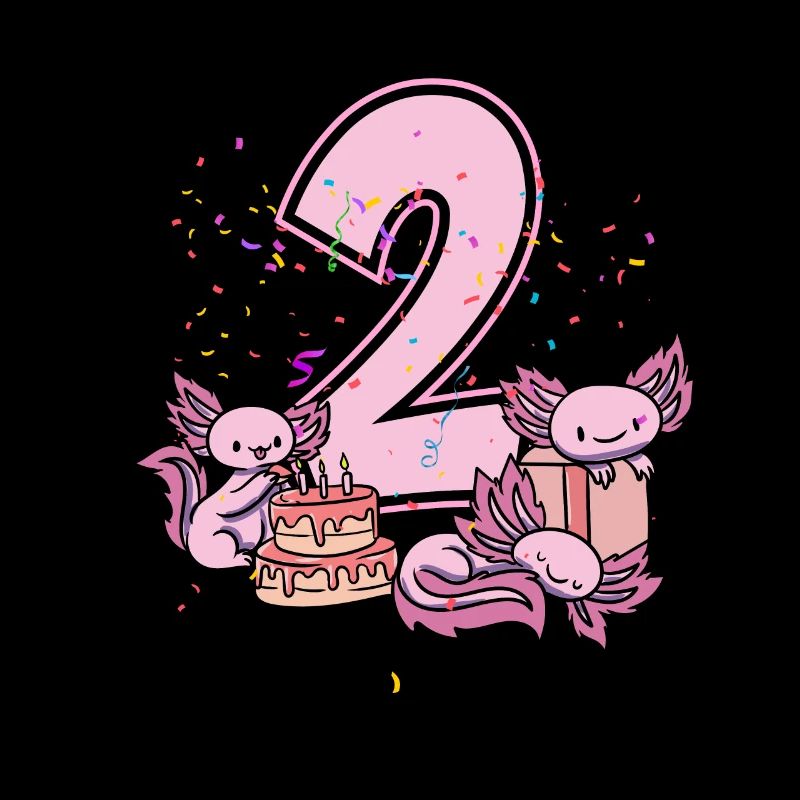 2. Geburtstag Axolotl