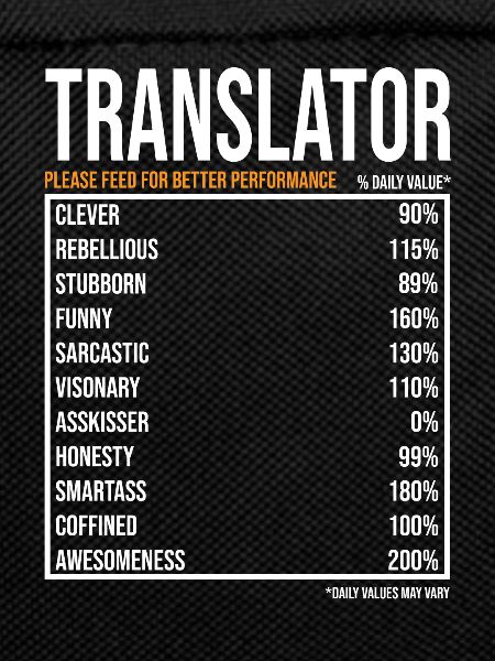 Translator daily values