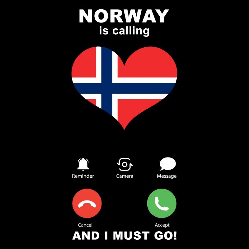 Norway is calling Norway Heart Souvenir