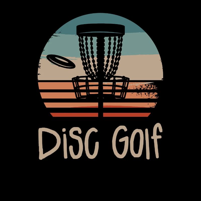 Retro Vintage Classic Disc Golf Player