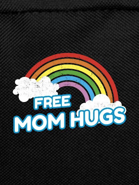 Free Mom Hugs Rainbow